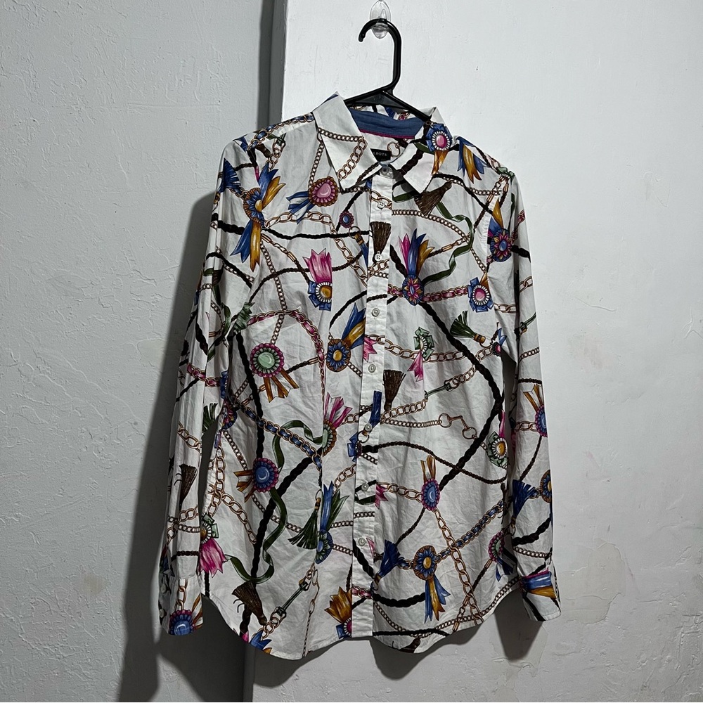 Multicolor Patterned M Talbots button down Shirt : Box WO7:
